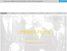 Tablet Screenshot of limerickfilms.com